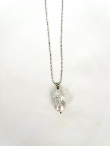 Large Baroque Pearl Necklace 3