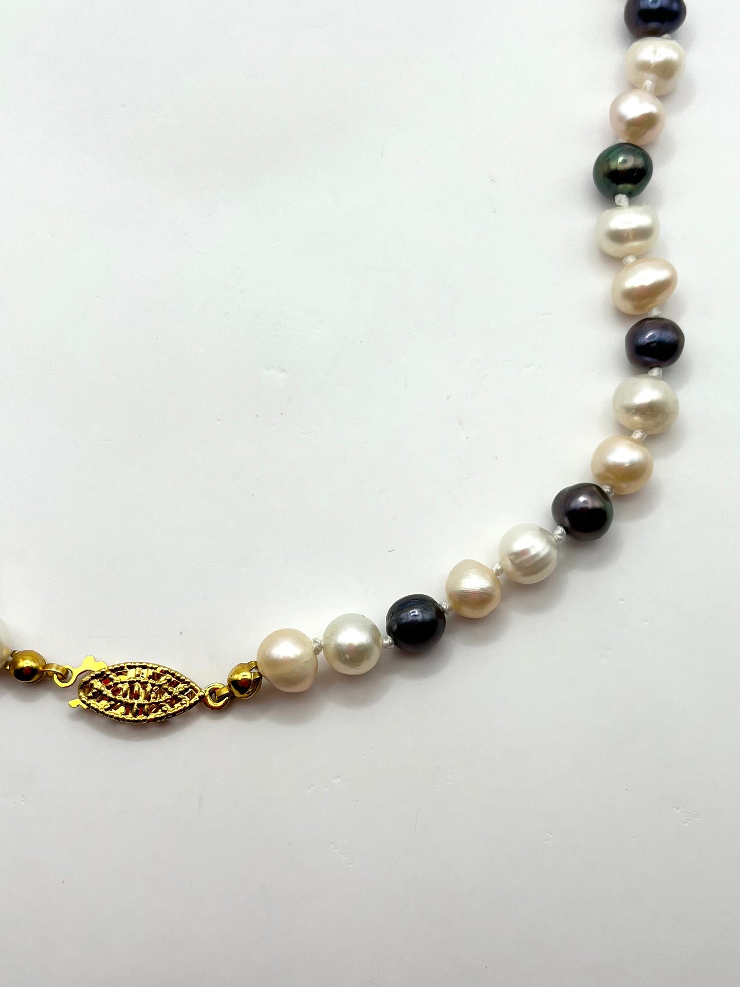 Multicolor Freshwater Pearl Necklace 18"
