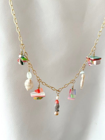 Glassy Charm Necklace - Jubilee