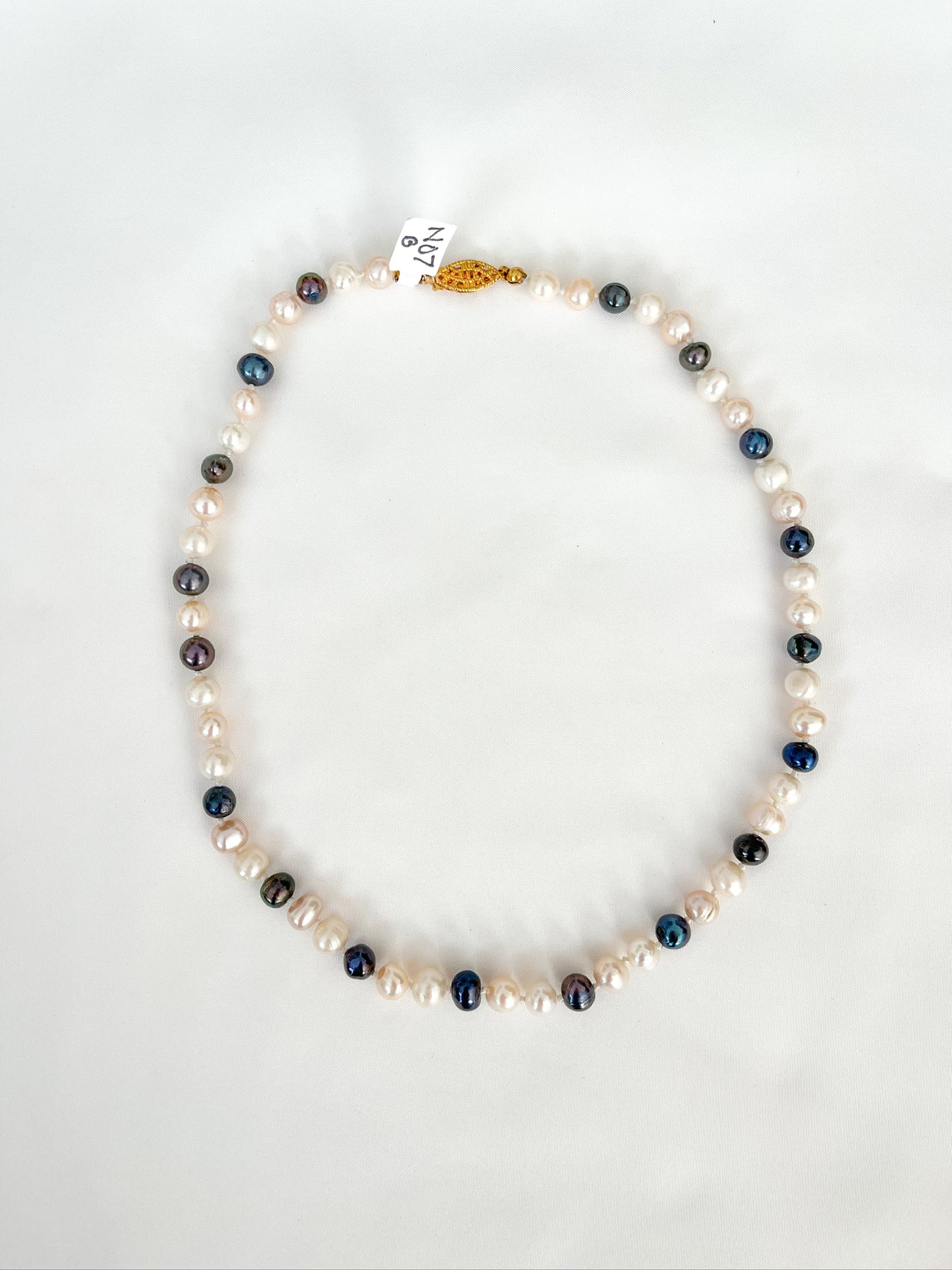 Multicolor Freshwater Pearl Necklace 18"