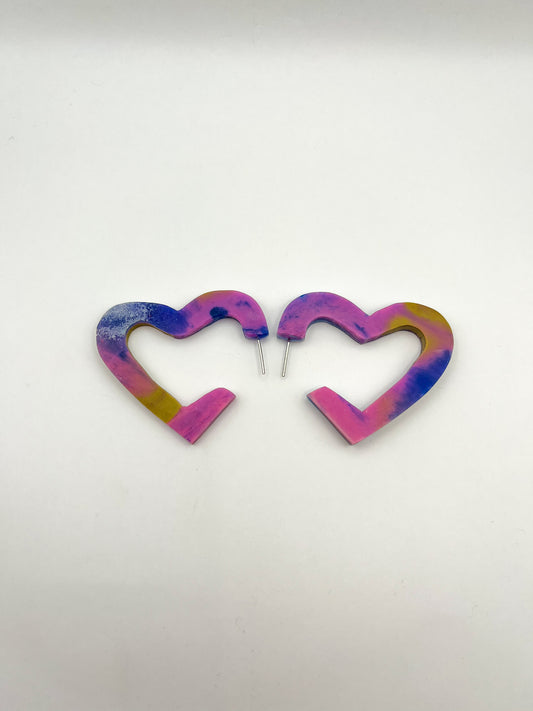 Heart Hoops Coquina