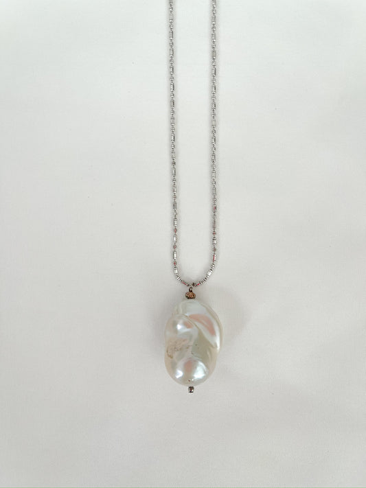 Large Baroque Pearl Necklace 2