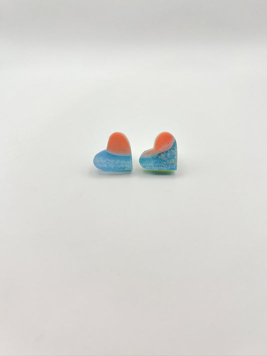 Heart Studs Midday