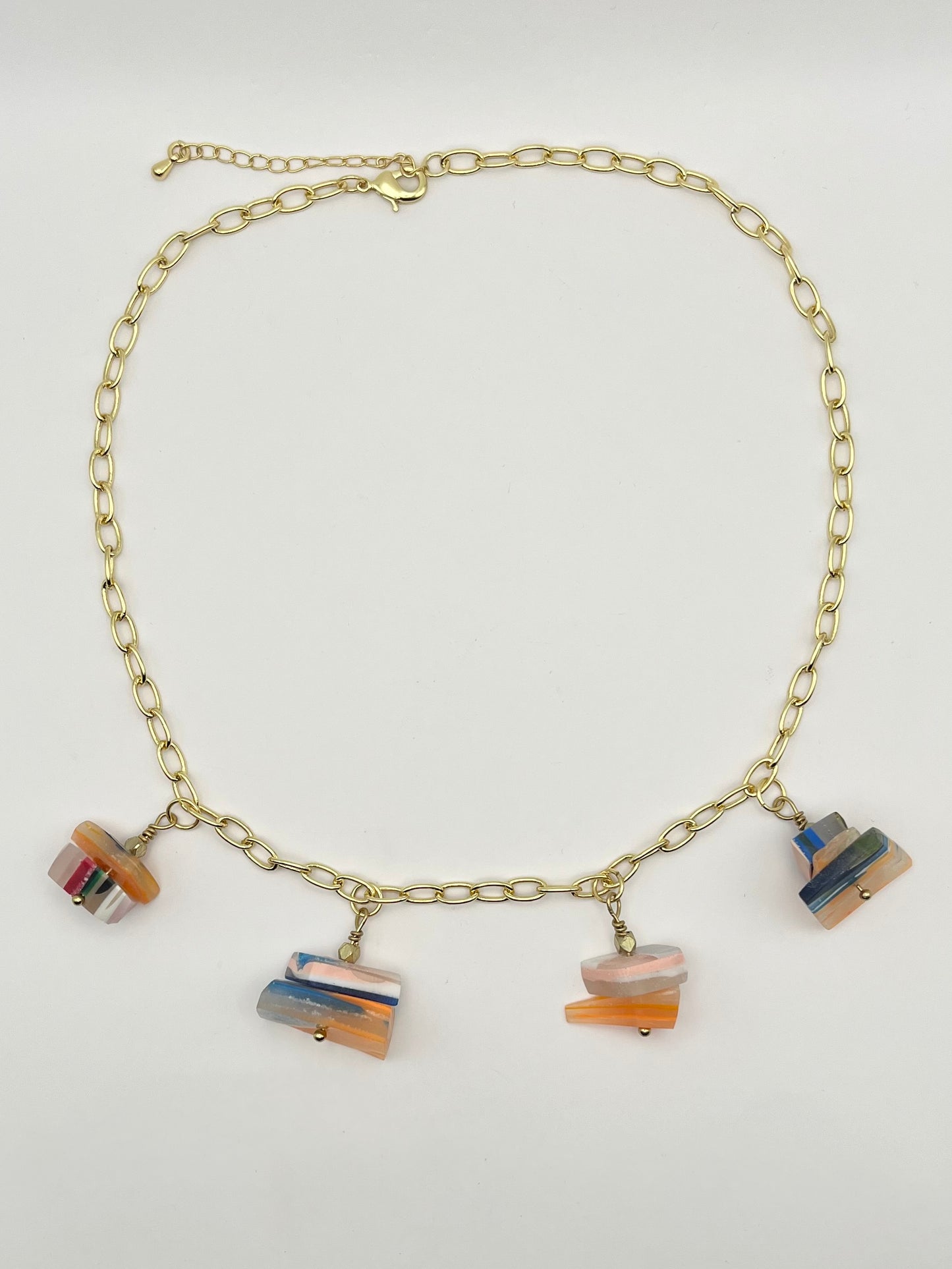 Cluster Charm Necklace - Sunny