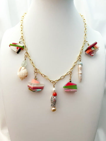 Fisher Charm Necklace - Jubilee