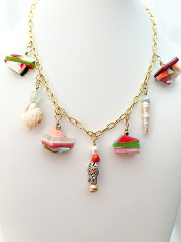 Fisher Charm Necklace - Jubilee