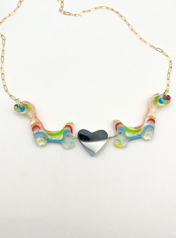 Heart Charm Necklace - Wow