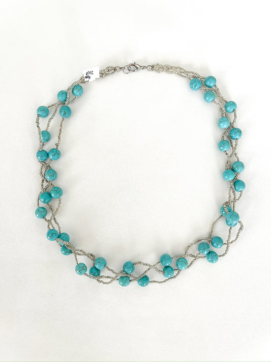 Multi-strand Turquoise Necklace