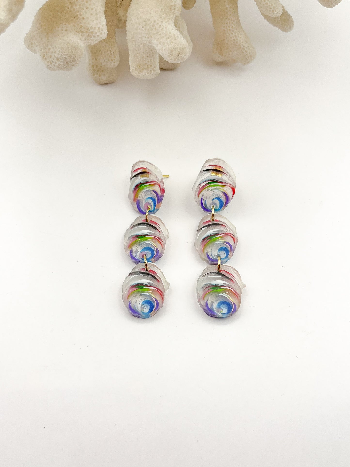 Rebekah Dangles Coquina - 3-tier