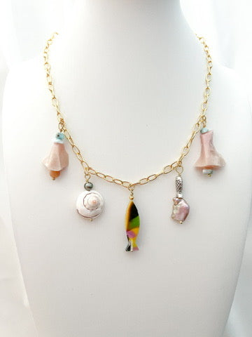Fisher Charm Necklace - Harbor Island