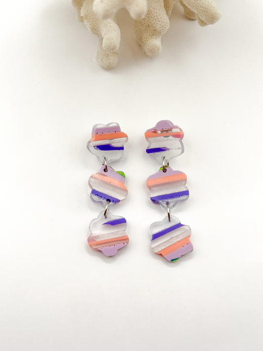 Flower Dangles Coquina - 3-tier